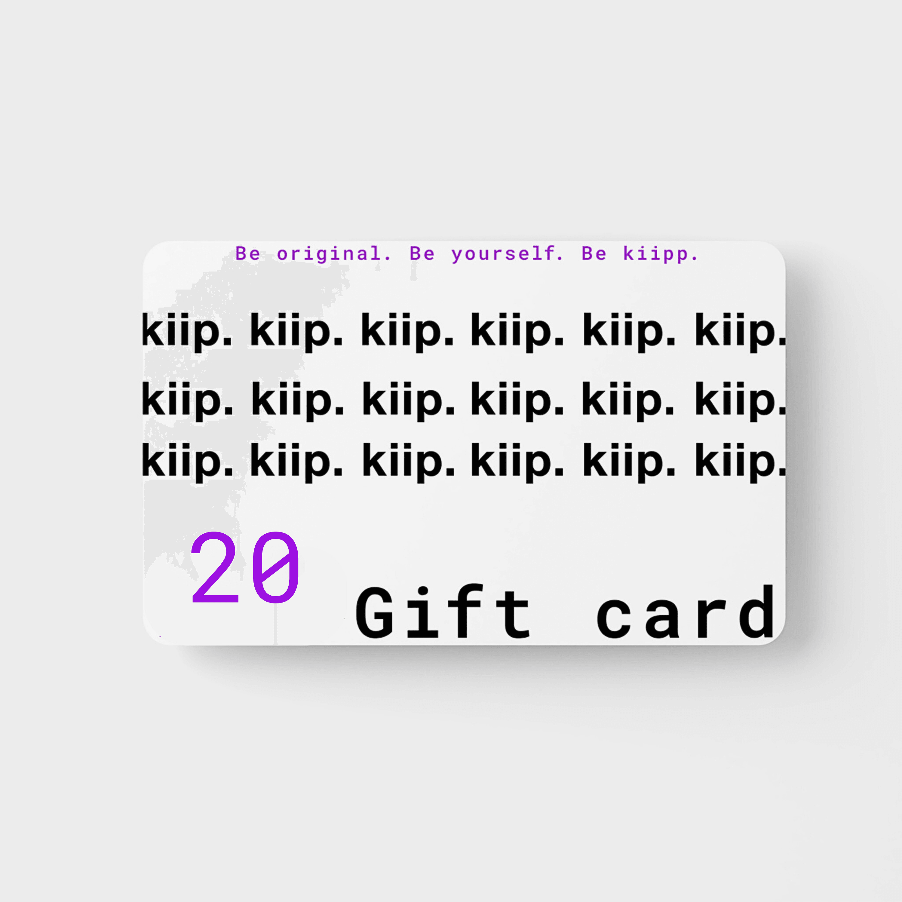 E-Carte cadeau Kiip.
